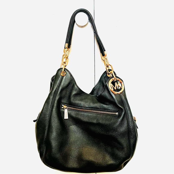 Michael Kors Black and Gold Hobo Bag Collection - Picture 1 of 6